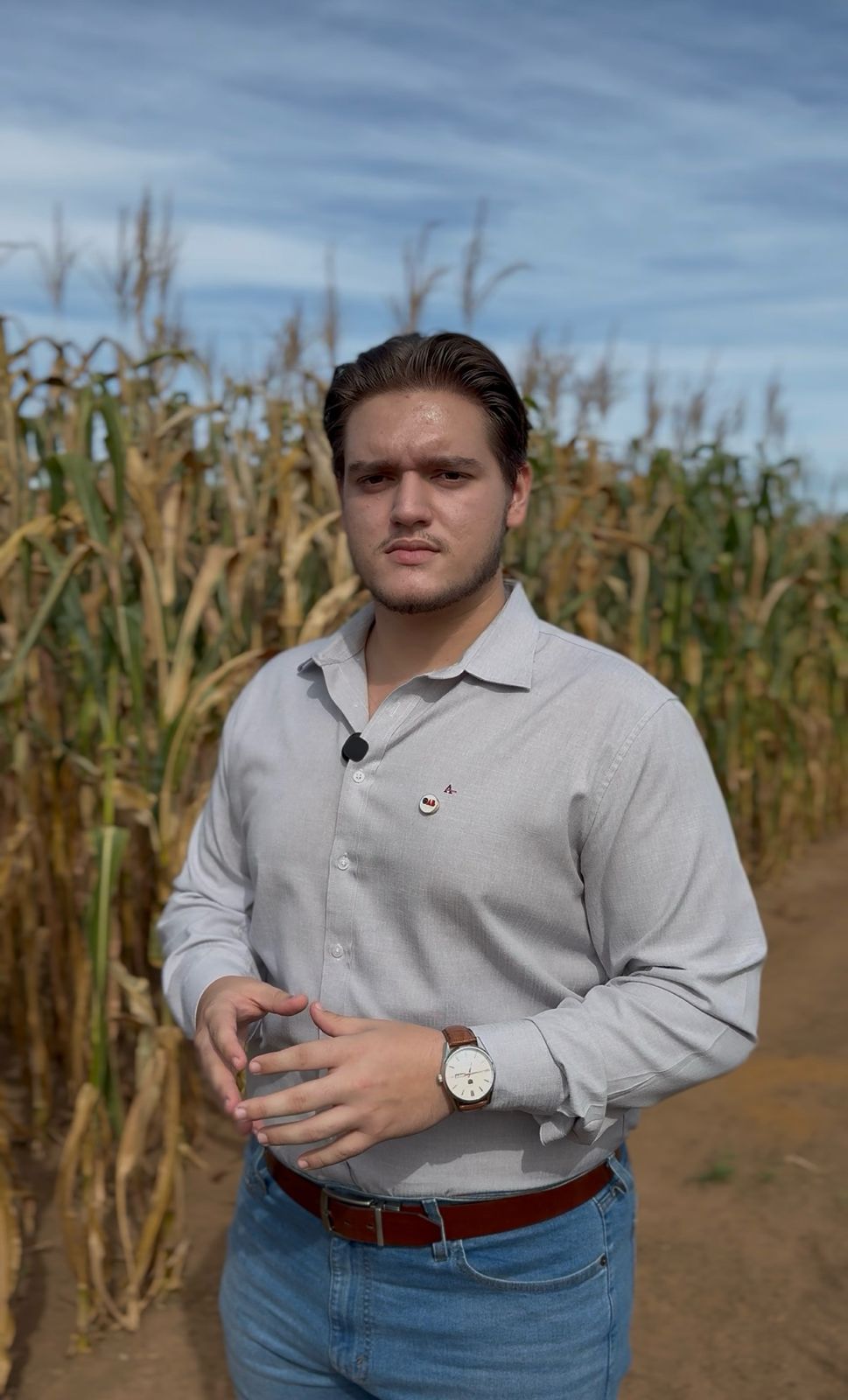 Dr. Eduardo Dipe no campo